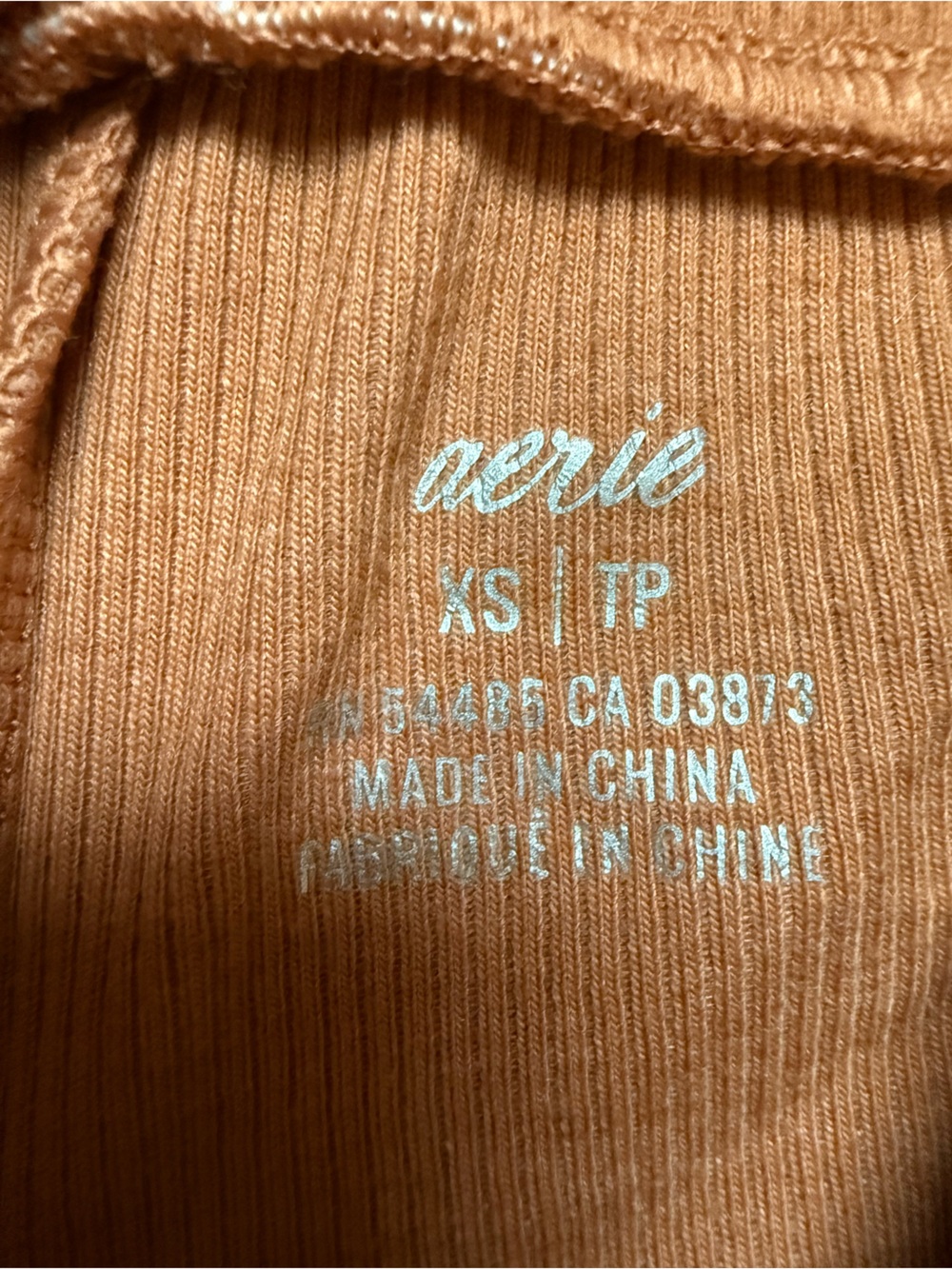 Tan Ribbed Flare Pants - Picture 2 of 2
